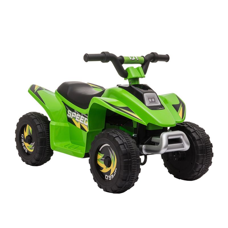 TopComfy Baby Walkers Kids ATV 4 Wheeler Ride on Car, Vehicle with Switch for Kids, Childlike Fun, Reassuring, Vital, Green, 27"*15"*11.5"