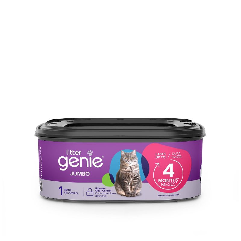 Litter Genie Jumbo Refill Ultimate Cat Litter Odor Control Waste Disposal Bags