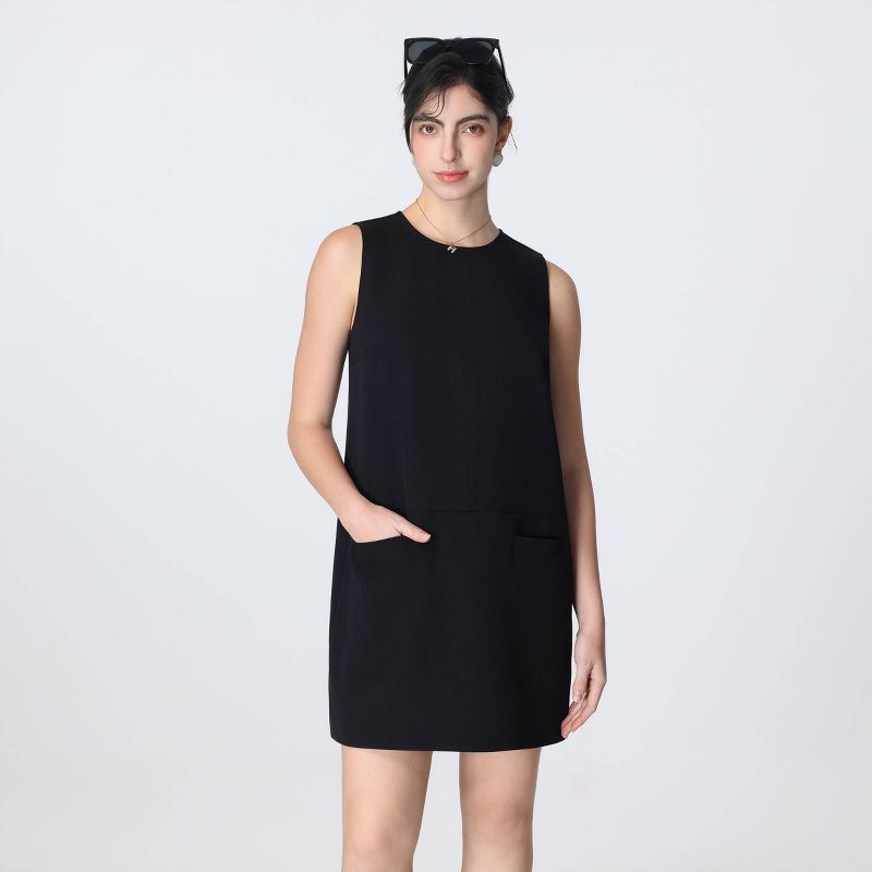 Women's Mini Sheath Dress - A New Day™ Black XS