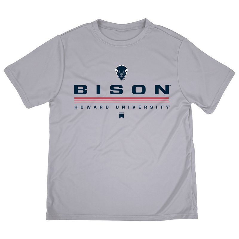 Boys' Howard University Sport T-Shirt Lines Athletic Heather Large
