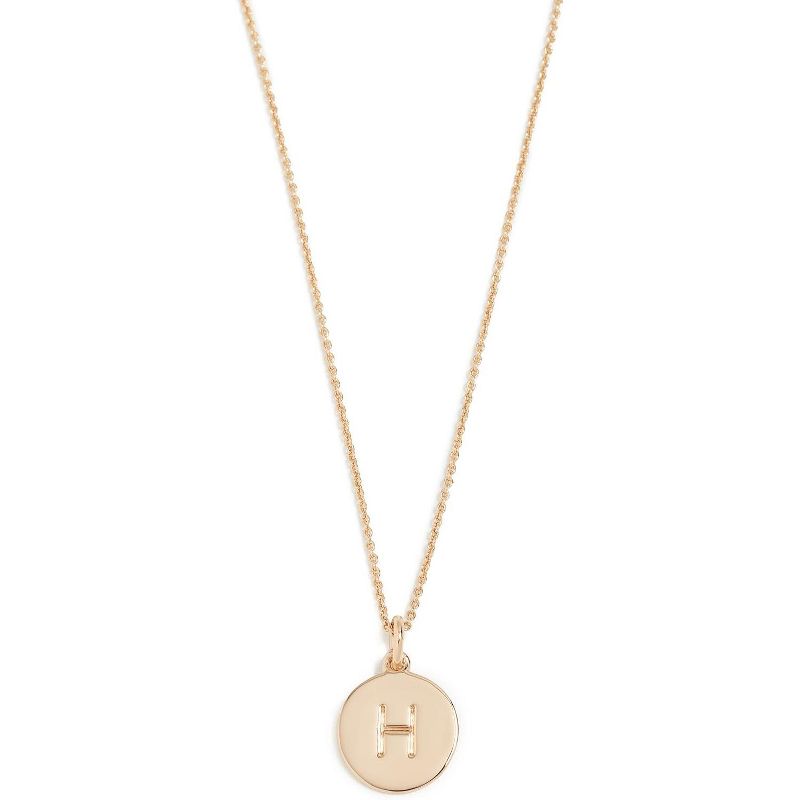 SmallRig Gold Initial Pendant Necklace Gold H-One Size