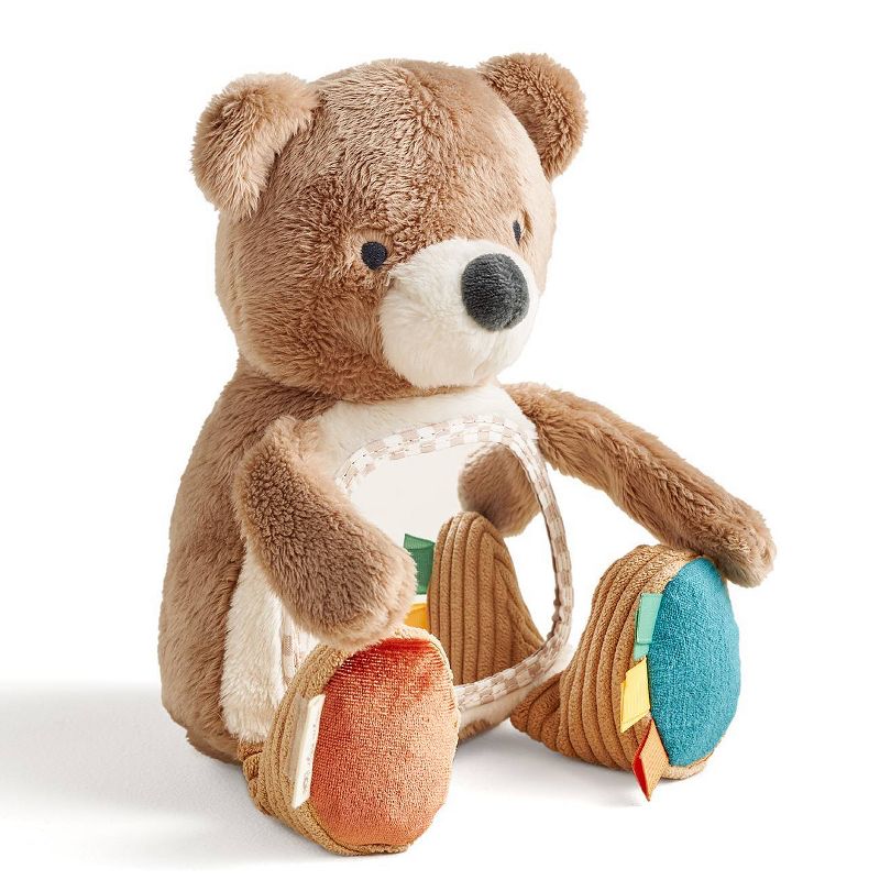 Itzy Ritzy Bitzy Mirror - Sensory Tummy Time Mirror - Bear