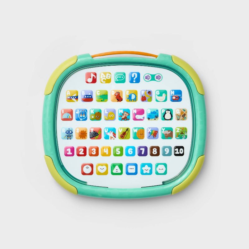 Electronic Learning Tablet with Light Soft Handle Bilingual - Gigglescape™