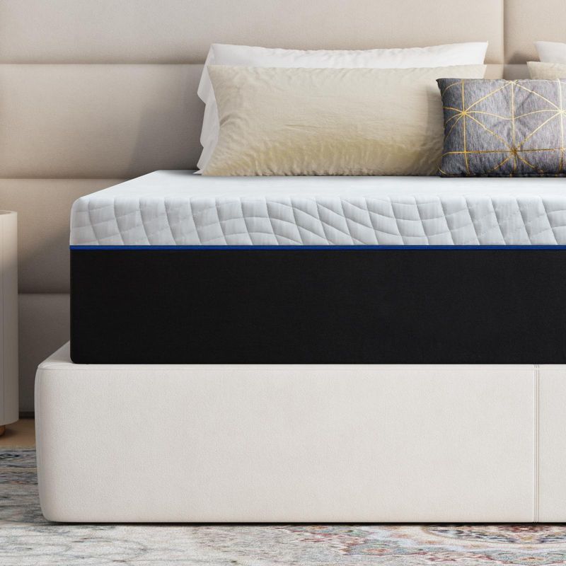 Wuleitex store 12 " Queen peaceful sleep gel memory foam mattress