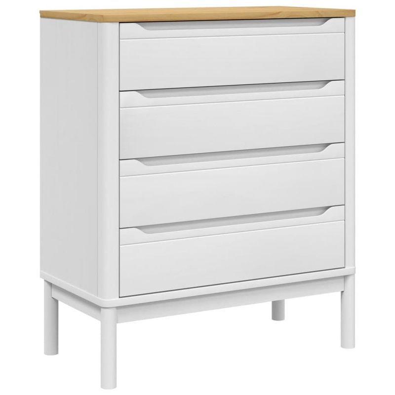 vidaXL Chest of Drawers Hallway Bedroom Furniture Solid Wood Pine