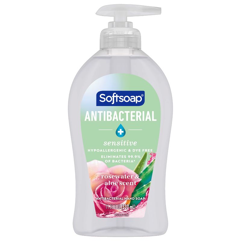 Softsoap Antibacterial Liquid Hand Wash Pump - Rose Scent - 11.25 fl oz