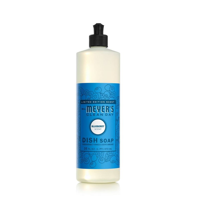 Mrs. Meyer's Clean Day Blueberry Liquid Dish Soap -16 fl oz