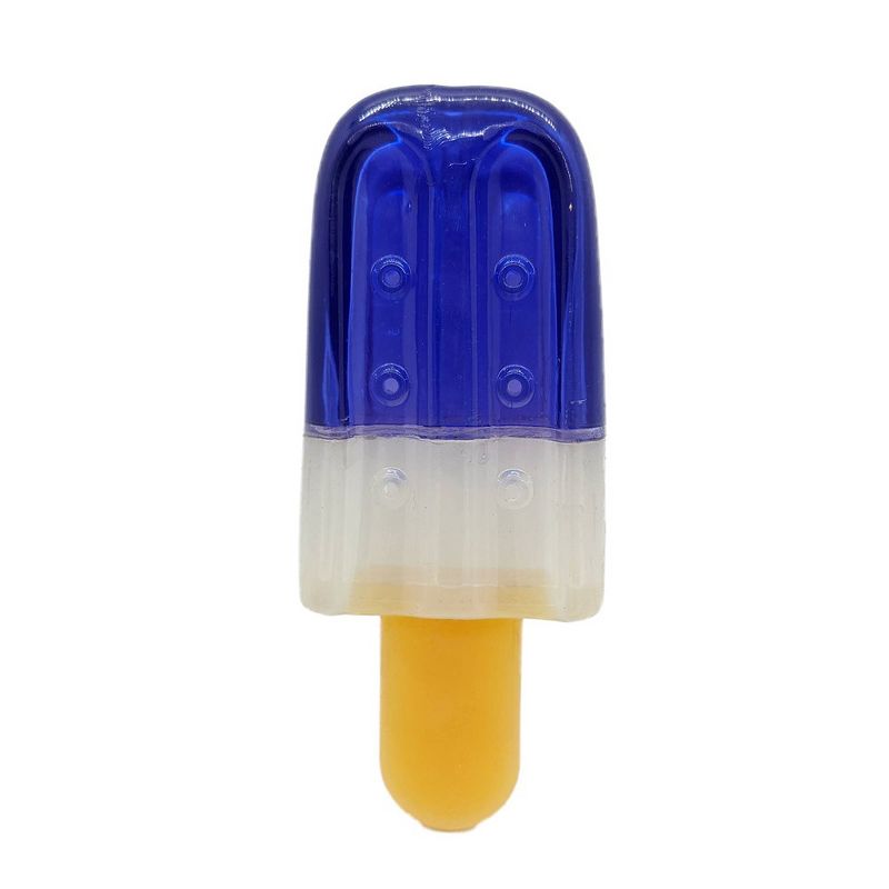 American Pet Supplies Unique Popsicle Freeze Dog Toy – 100% Recyclable Rubber Chew Toy for Soothing and Engaging Playtime - Small