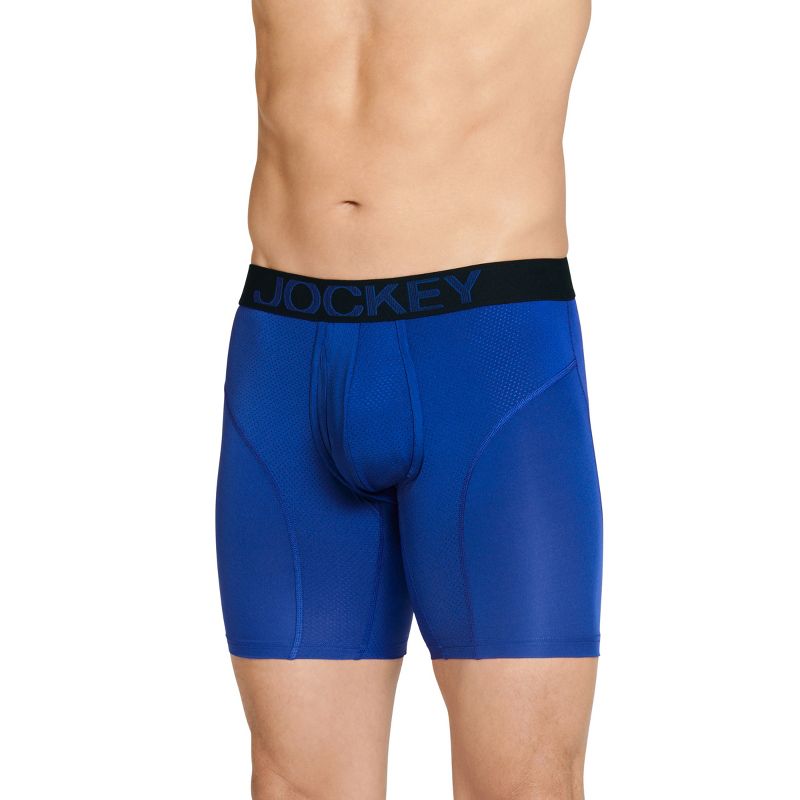 Jockey Men's RapidCool 9" Boxer Brief S Bright Blue