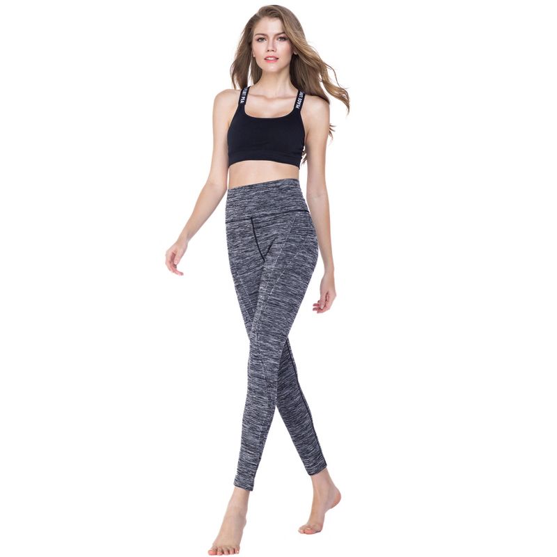 Women's Tummy Yoga Pants Leggings High Waist Running Tights for Way Stretch Run Small for slim Body, Black, XXL