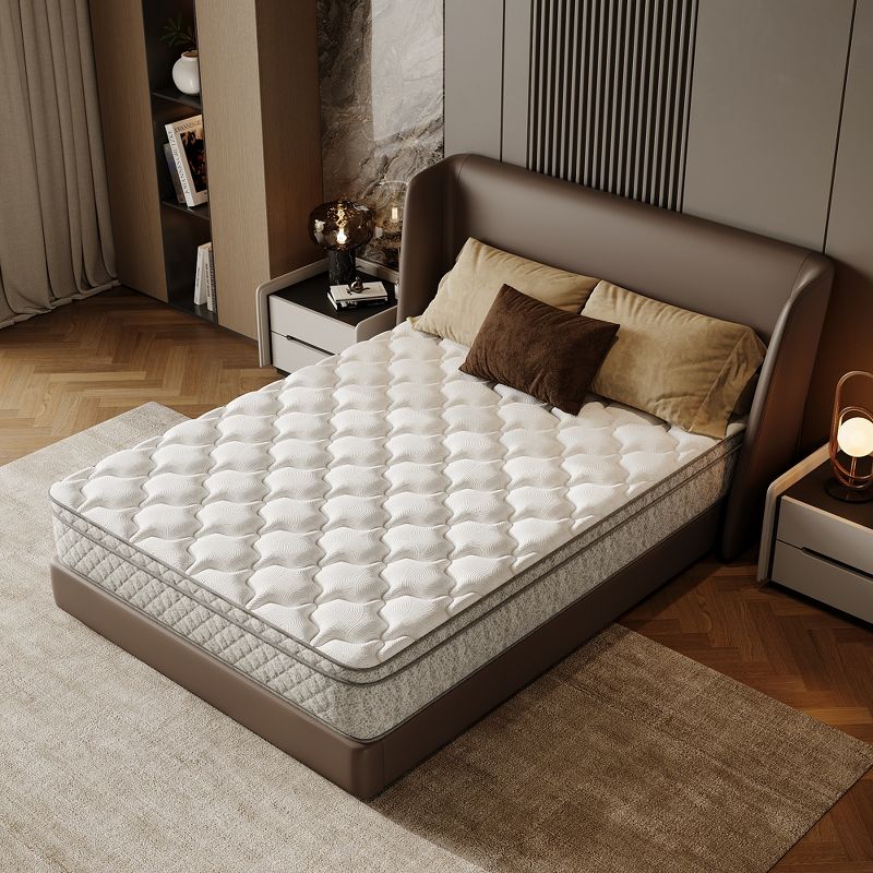 KTMBDW Full Size Mattress, 12 Inch Memory Foam Mattress in a Box, Breathable for Cooler Sleep Supportive & Pressure Relief, White
