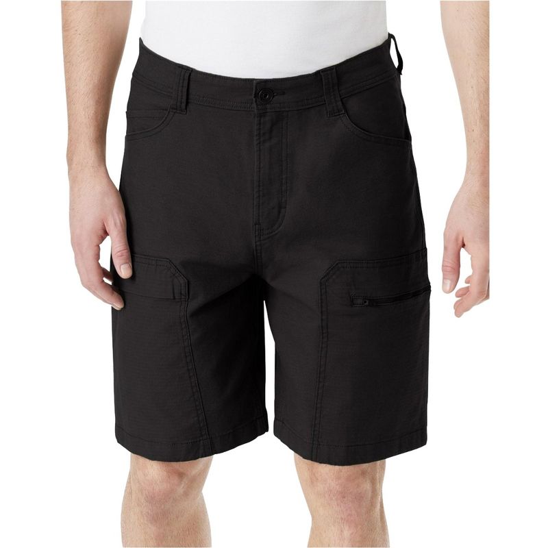 BASS OUTDOOR Mens Classic Casual Cargo Shorts, black, 36