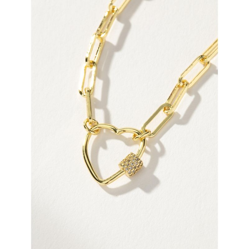 Uncommon James Locked Heart Necklace Gold