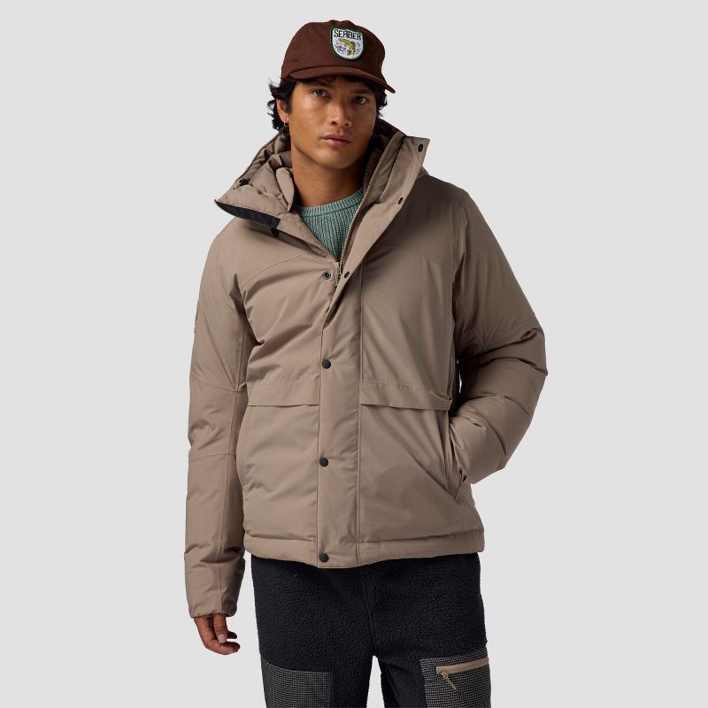 Backcountry, ALLIED Down Après Jacket - Men's, Fallen Rock, XXL