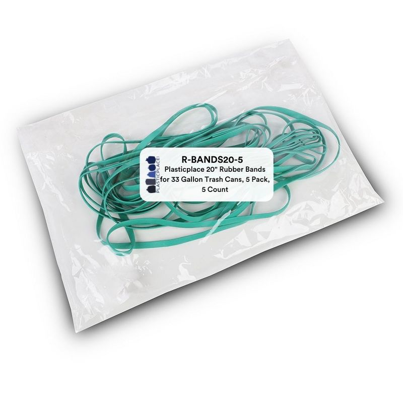 Plasticplace Rubber Bands for 33 Gallon Trash Can