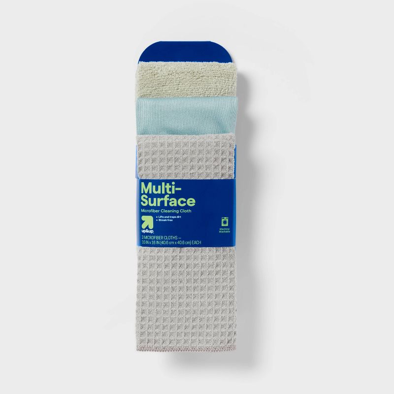 Microfiber Dust Cloths - 3pk - up&up™