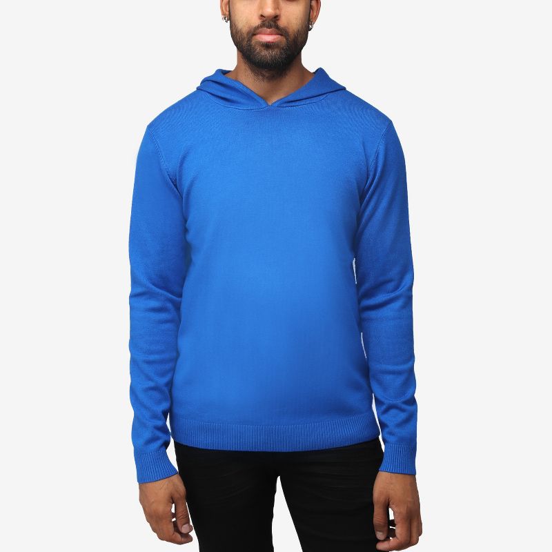 X RAY Men's Long Sleeve Hoodie Sweater in ROYAL BLUE Size Large