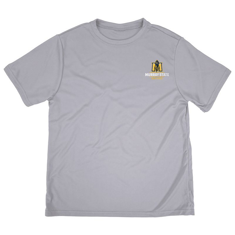 Boys' Murray State University Sport T-Shirt Left Chest Logo Athletic Heather Large