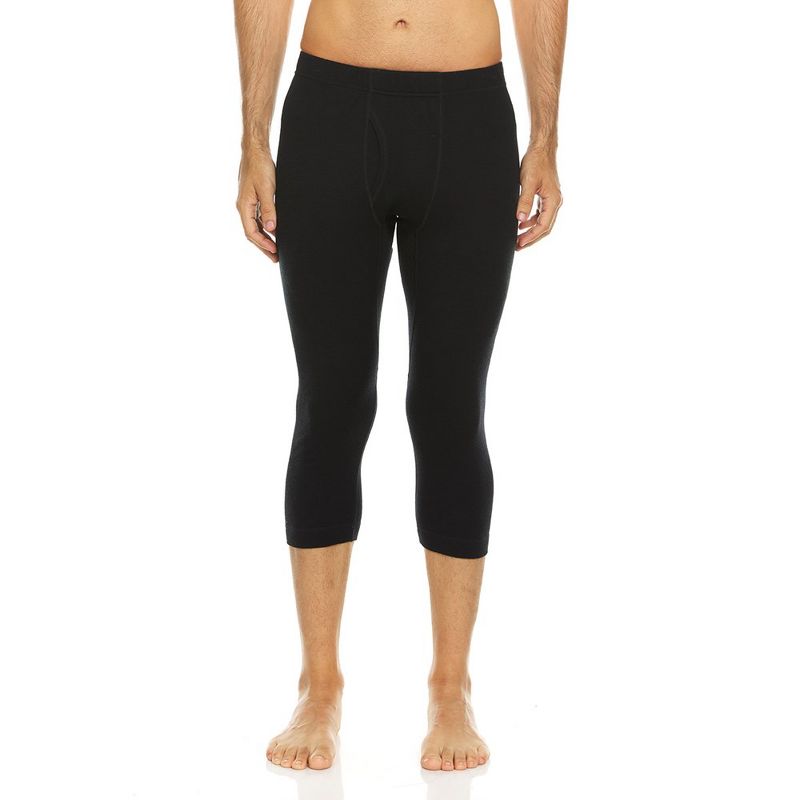 Minus33 Merino Wool Midweight - Tecumseh Men's 3/4 Bottom Woolverino Black XXL