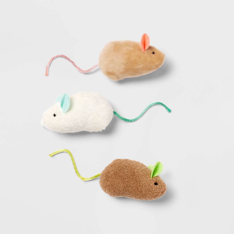 Mouse Cat Toy Set - 3pk - Boots & Barkley™